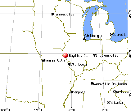 Baylis, Illinois map
