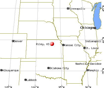 Riley, Kansas map