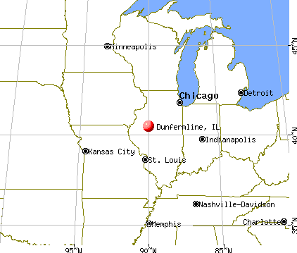 Dunfermline, Illinois map