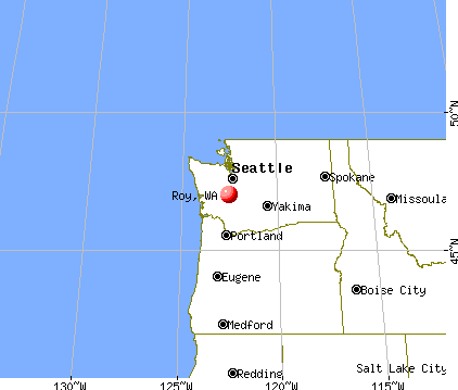 Roy, Washington map