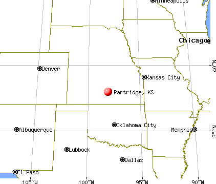 Partridge, Kansas map