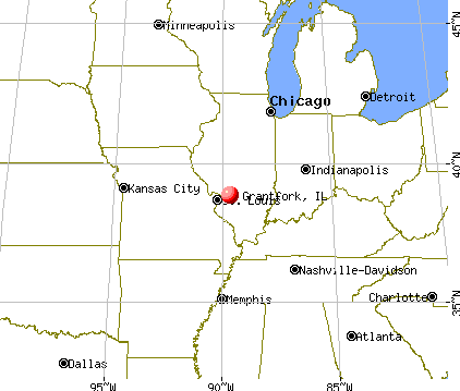 Grantfork, Illinois map