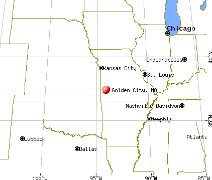Golden, Missouri map