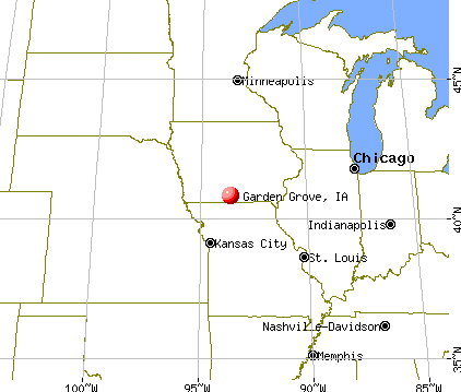 Garden Grove, Iowa map