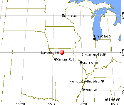 Laredo, Missouri map
