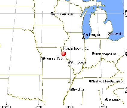 Kinderhook, Illinois map