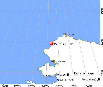 Point Lay, Alaska map