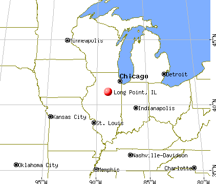 Long Point, Illinois map