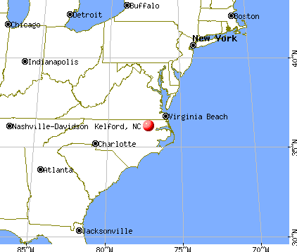 Kelford, North Carolina map