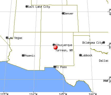 Torreon, New Mexico map