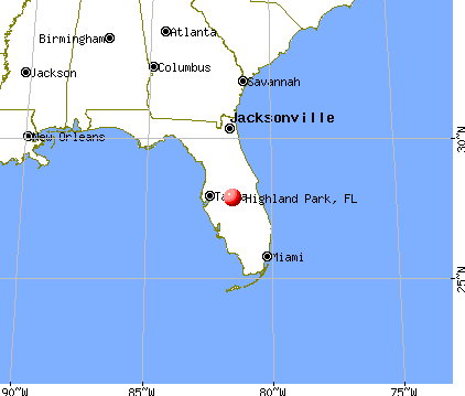 Highland Park, Florida map