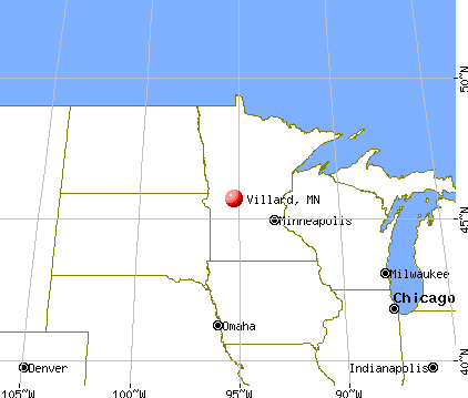Villard, Minnesota map