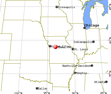 Emma, Missouri map