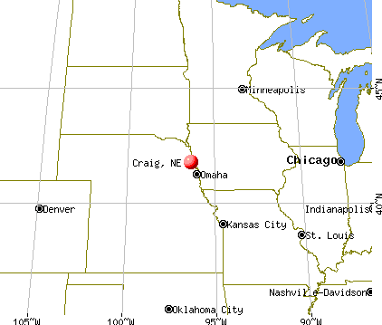 Craig, Nebraska map