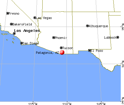 Patagonia, Arizona map