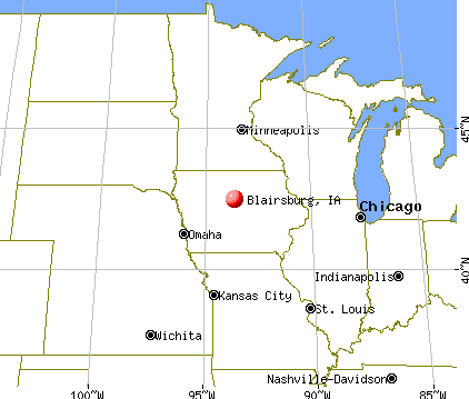 Blairsburg, Iowa map