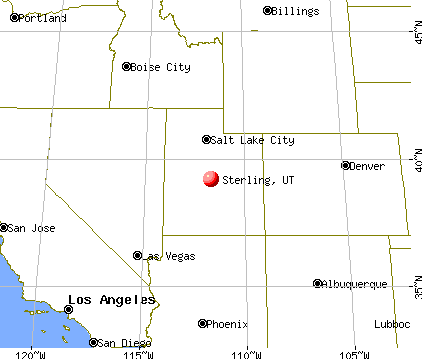 Sterling, Utah map