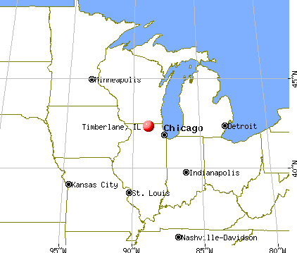 Timberlane, Illinois map