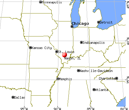 Nason, Illinois map