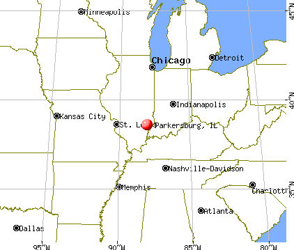 Parkersburg, Illinois map