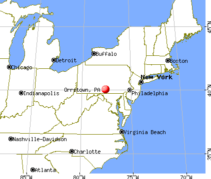 Orrstown, Pennsylvania map