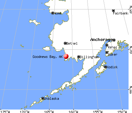 map of alaska cities. Goodnews Bay, Alaska map