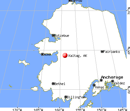 Kaltag, Alaska map