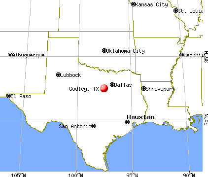 Godley, Texas map