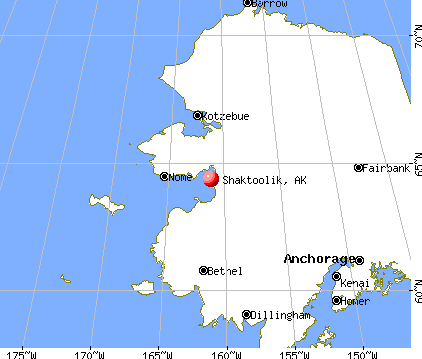 Shaktoolik, Alaska map