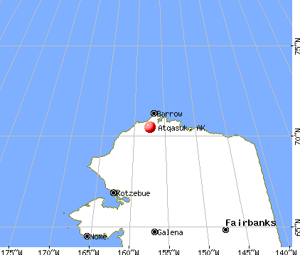 Atqasuk, Alaska map