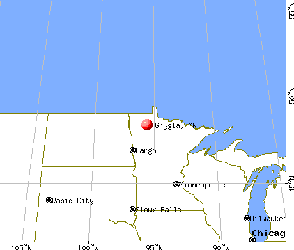 Grygla, Minnesota map