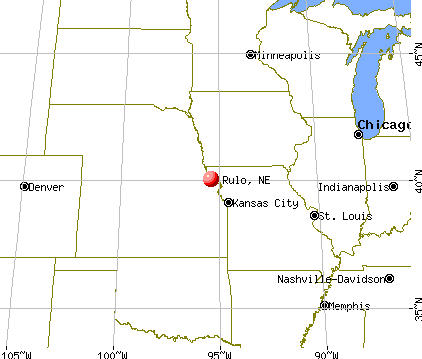 Rulo, Nebraska map