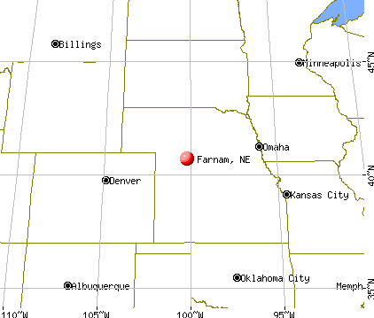 Farnam, Nebraska map