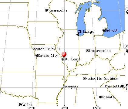 Chesterfield, Illinois map