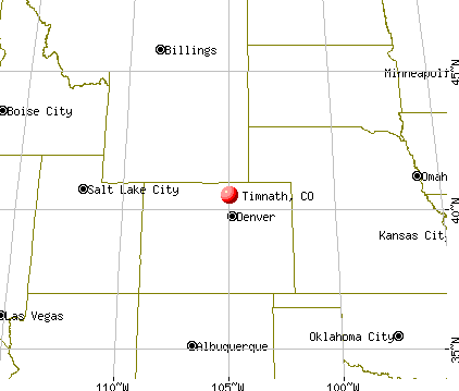 Timnath, Colorado map