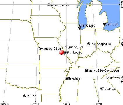 Augusta, Missouri map
