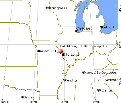 Batchtown, Illinois map