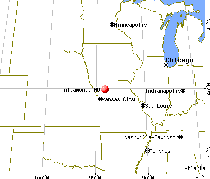 Altamont, Missouri map