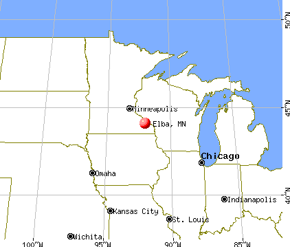 Elba, Minnesota map