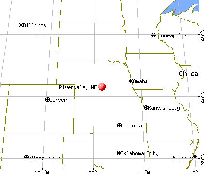Riverdale, Nebraska map