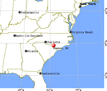 Raemon, North Carolina map