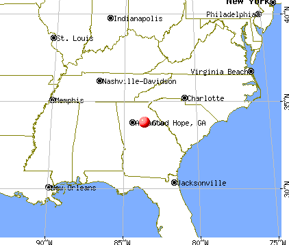 Good Hope, Georgia map