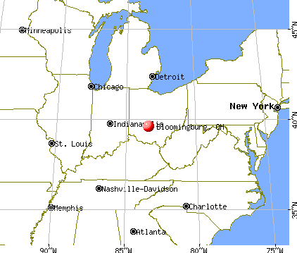 Bloomingburg, Ohio map