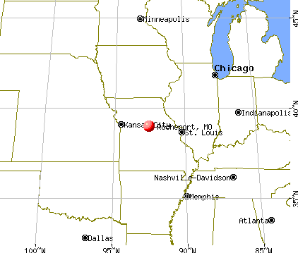 Rocheport, Missouri map