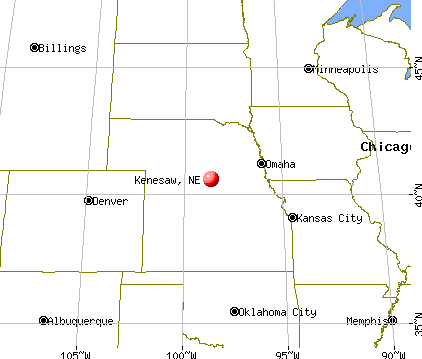 Kenesaw, Nebraska map