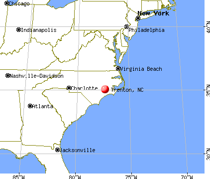 Trenton, North Carolina map