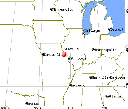 Silex, Missouri map