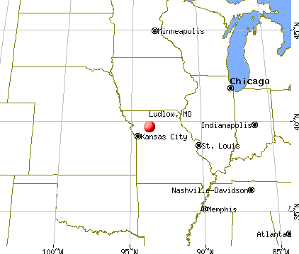 Ludlow, Missouri map