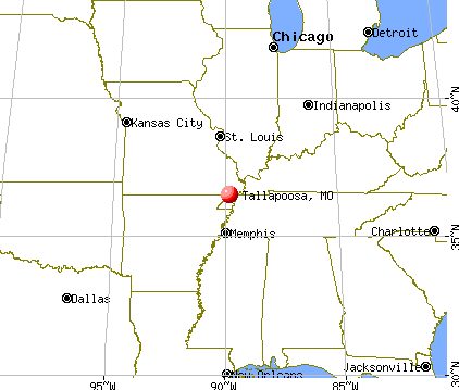 Tallapoosa, Missouri map