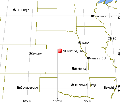 Stamford, Nebraska map